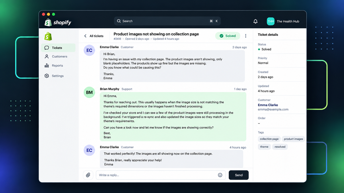 Example of Shopify work